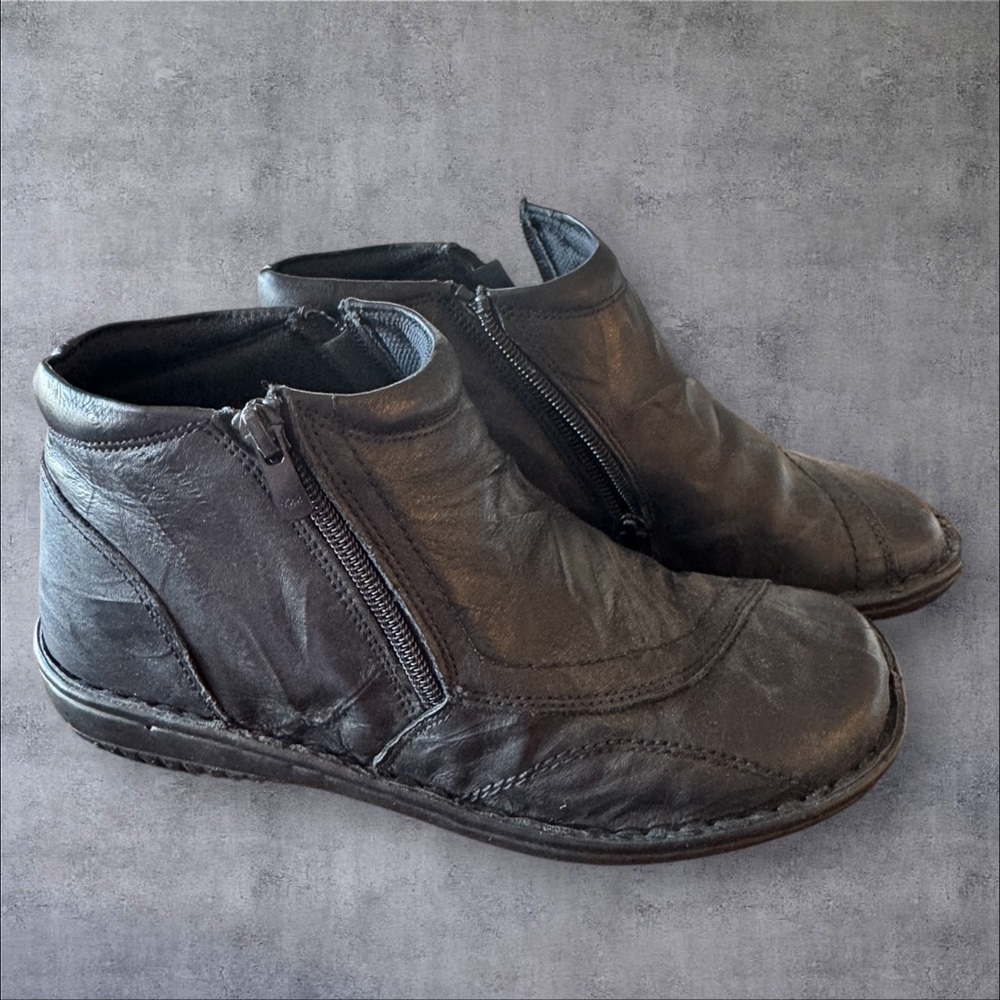 Leather Ankle Boots